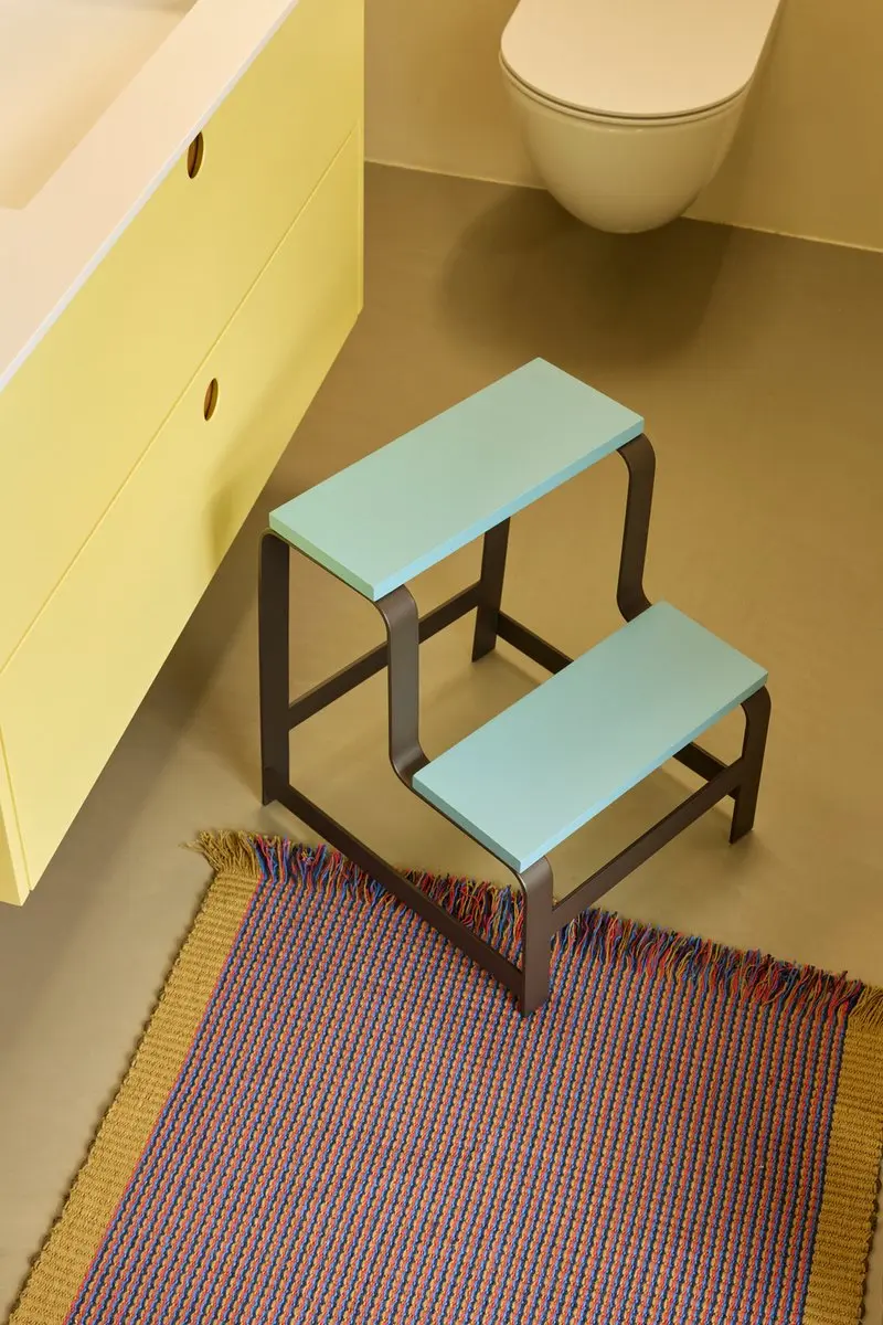 Hübsch Step Krukje - Blauw/Bruin - afbeelding 5 van 5