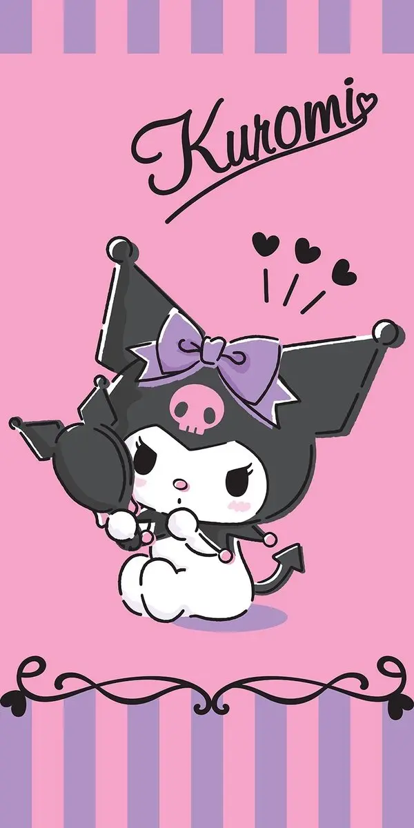 Kuromi Strandlaken Kuromi Love
