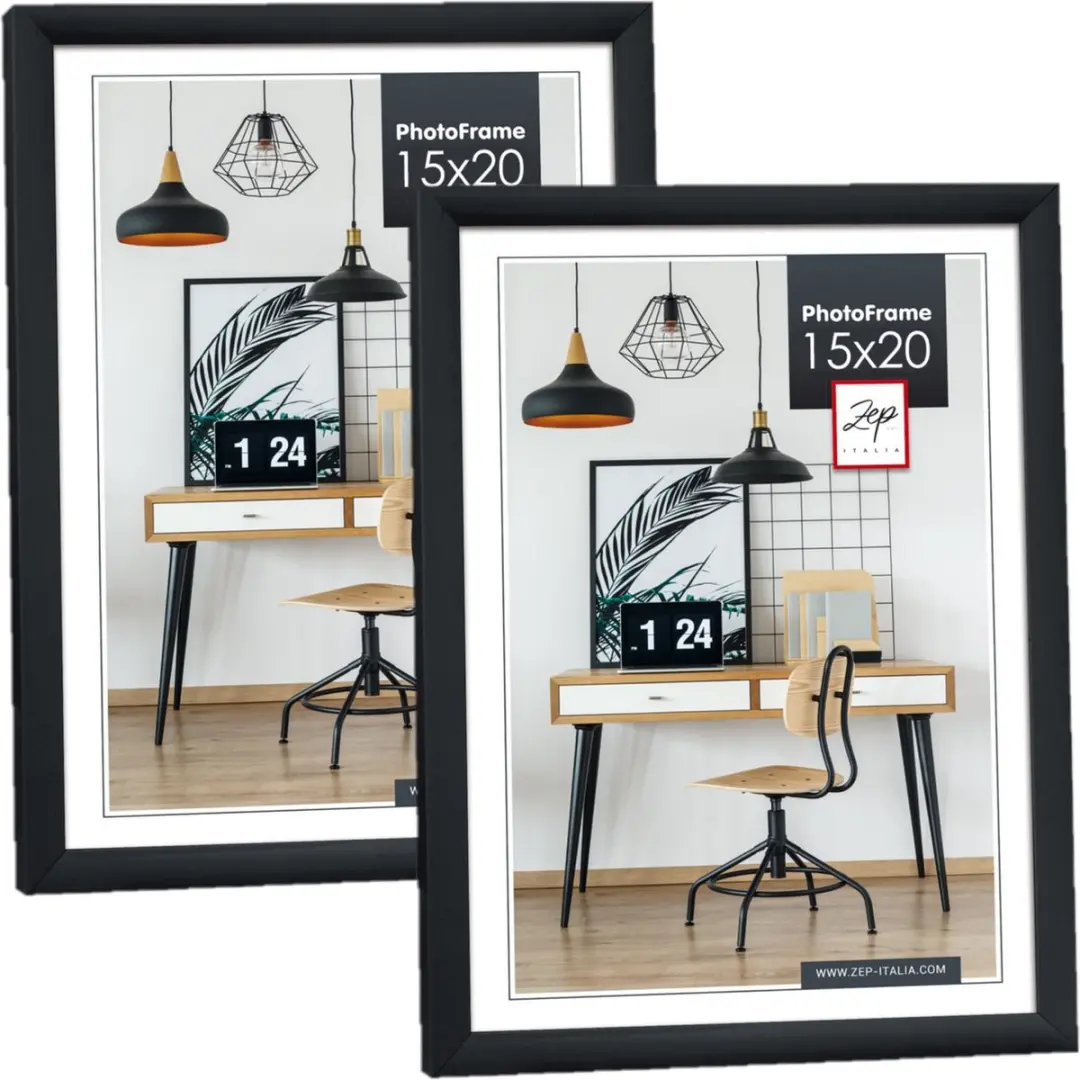 Zep Fotolijst New Easy KB3 - 5 Foto's - 15x20cm Zwart - afbeelding 2 van 6
