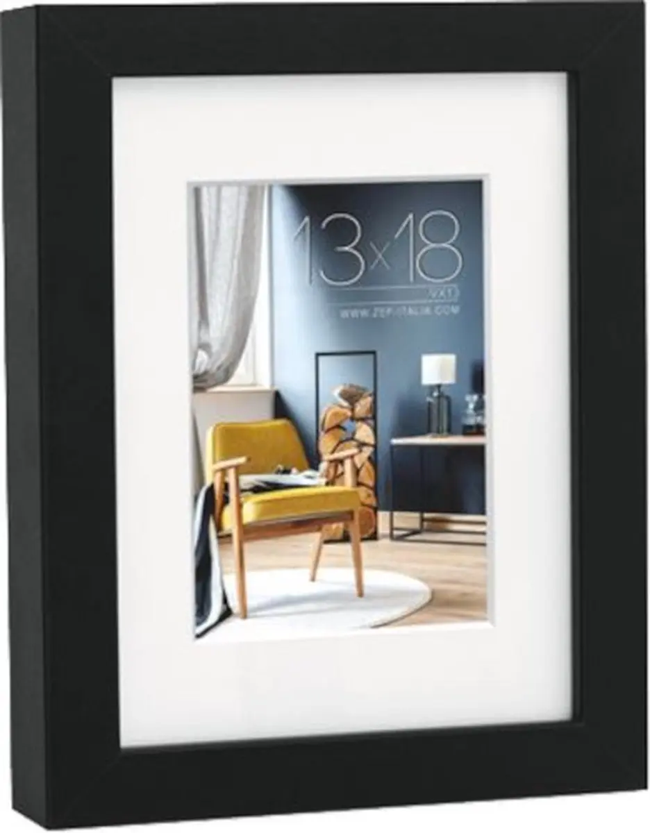 Zep Niki Fotolijst V5957B - 6 Stuks - 13x18cm - Zwart - afbeelding 3 van 6