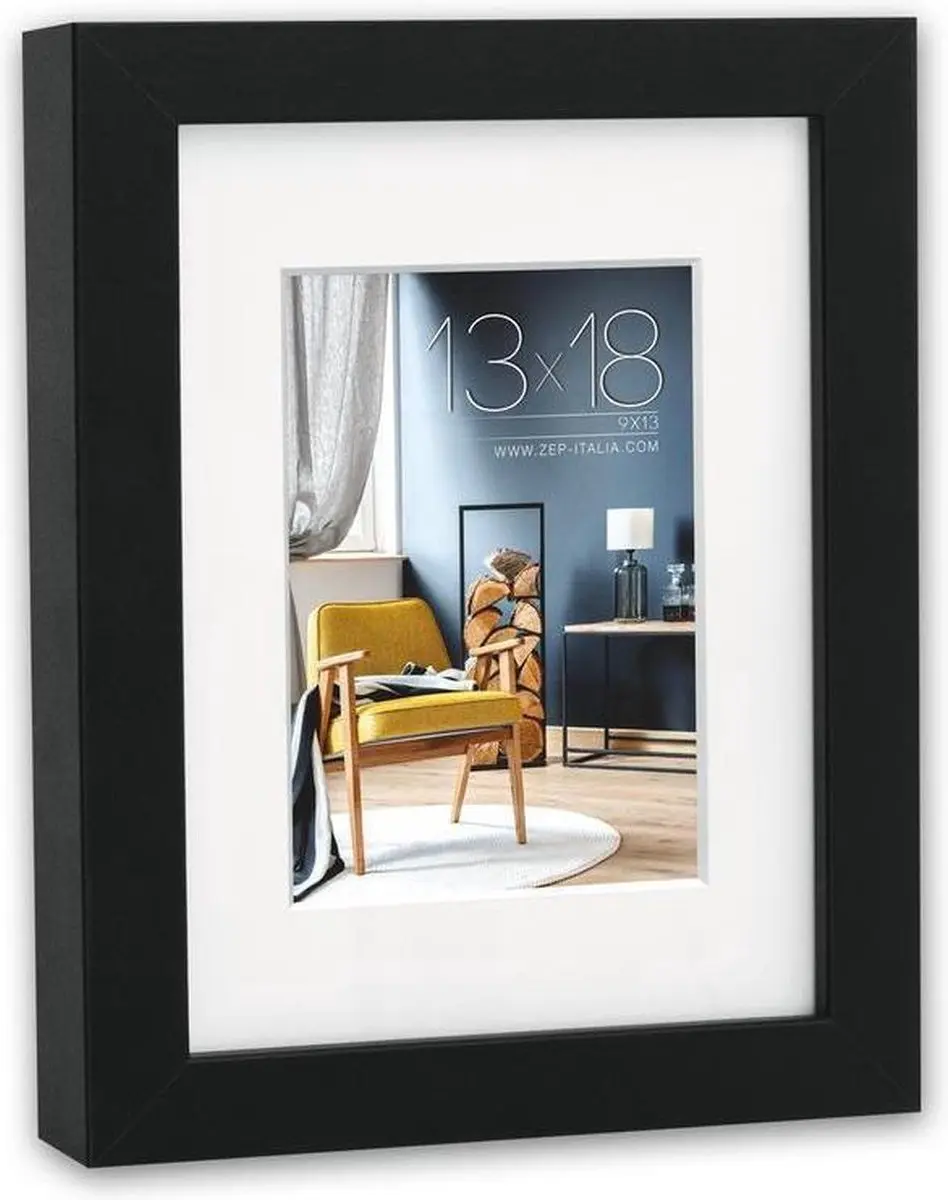 Zep Niki Fotolijst V5957B - 6 Stuks - 13x18cm - Zwart - afbeelding 6 van 6