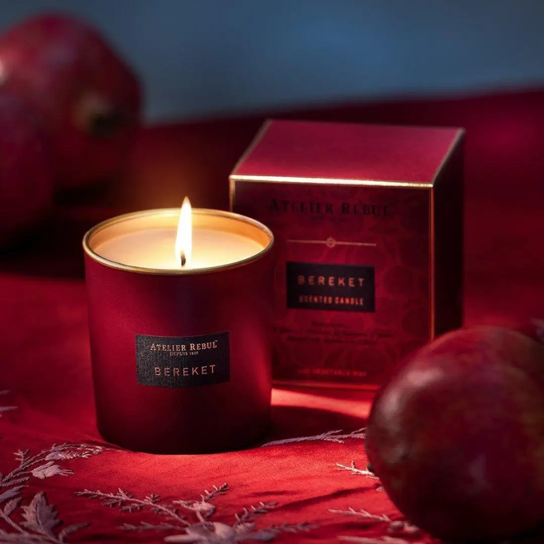 Atelier Rebul Bereket Geurkaars 210g - Rood - afbeelding 4 van 6
