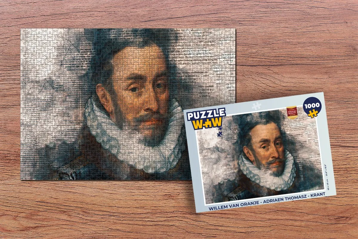 PuzzleWow Willem van Oranje Legpuzzel 1000 Stuks - Multicolor