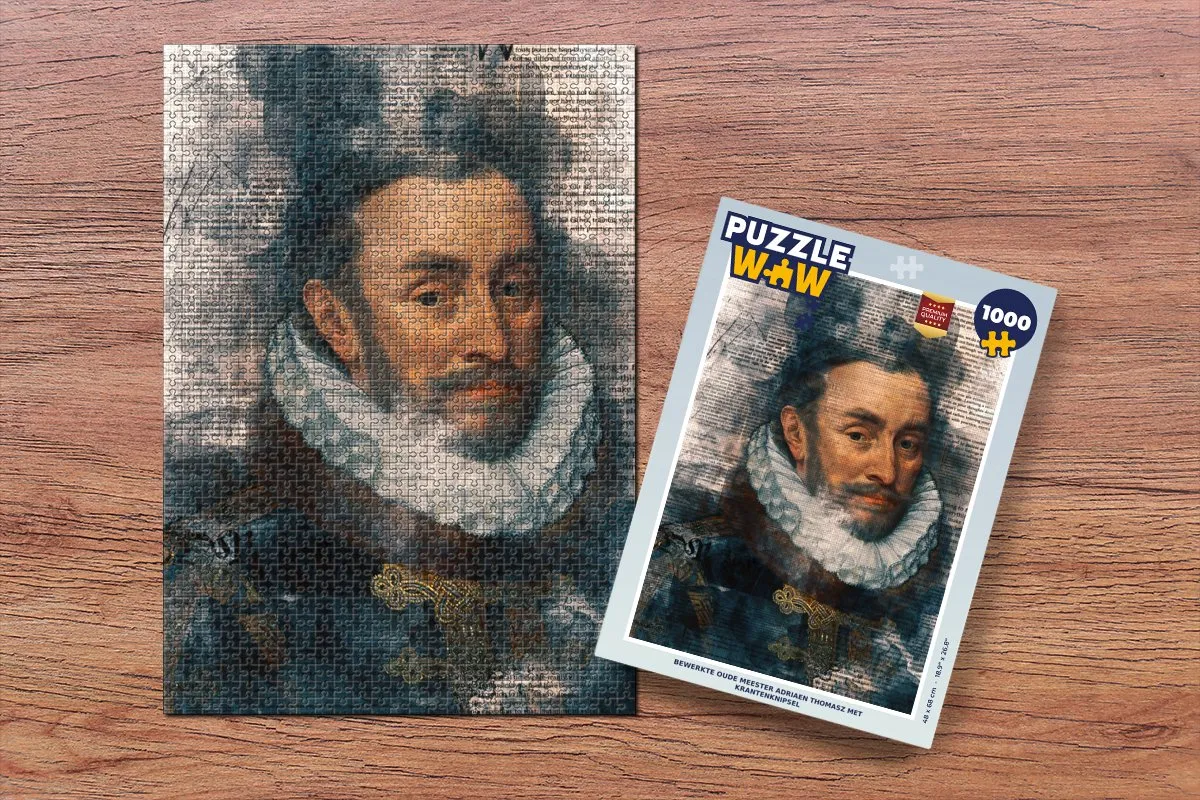 PuzzleWow Willem van Oranje Legpuzzel 1000 Stuks - Multicolor