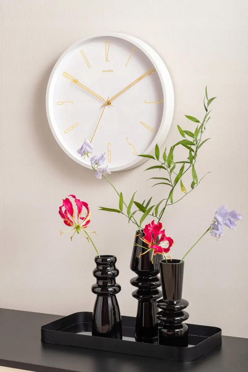 Present Time Handgemaakte Glazen Vaas - Zwart 20,5 cm - afbeelding 2 van 4