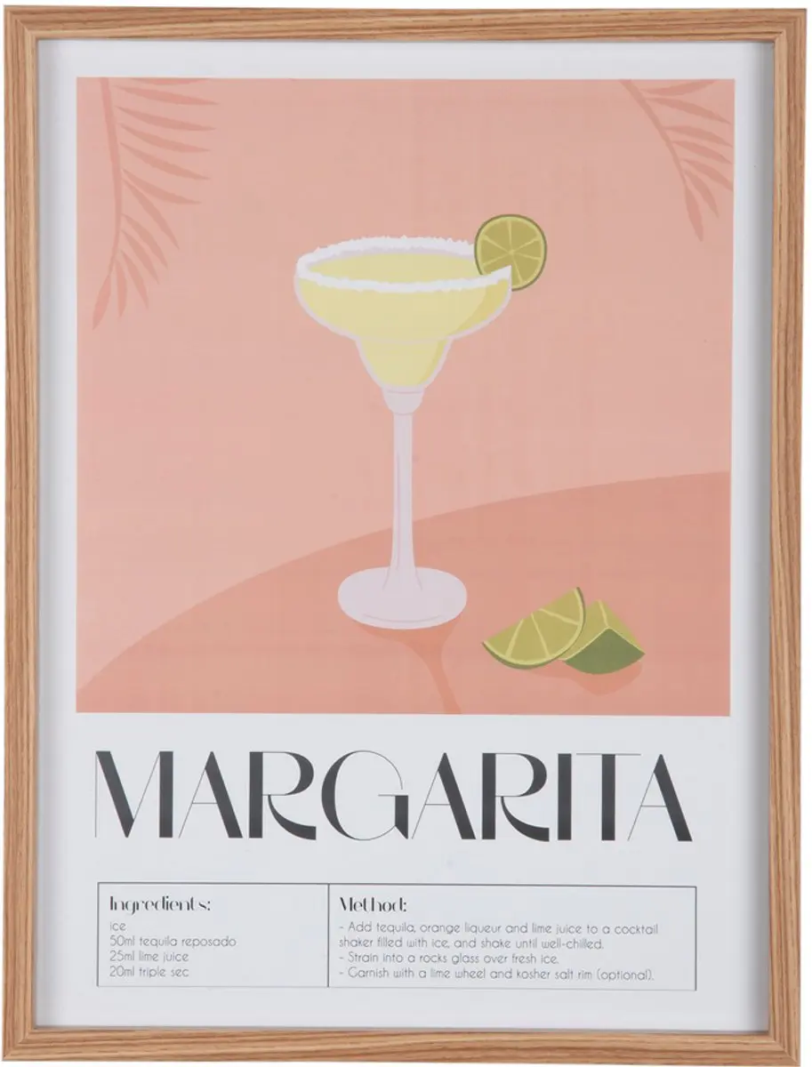 Present Time Wall Art Margarita 31.5x41.5cm
