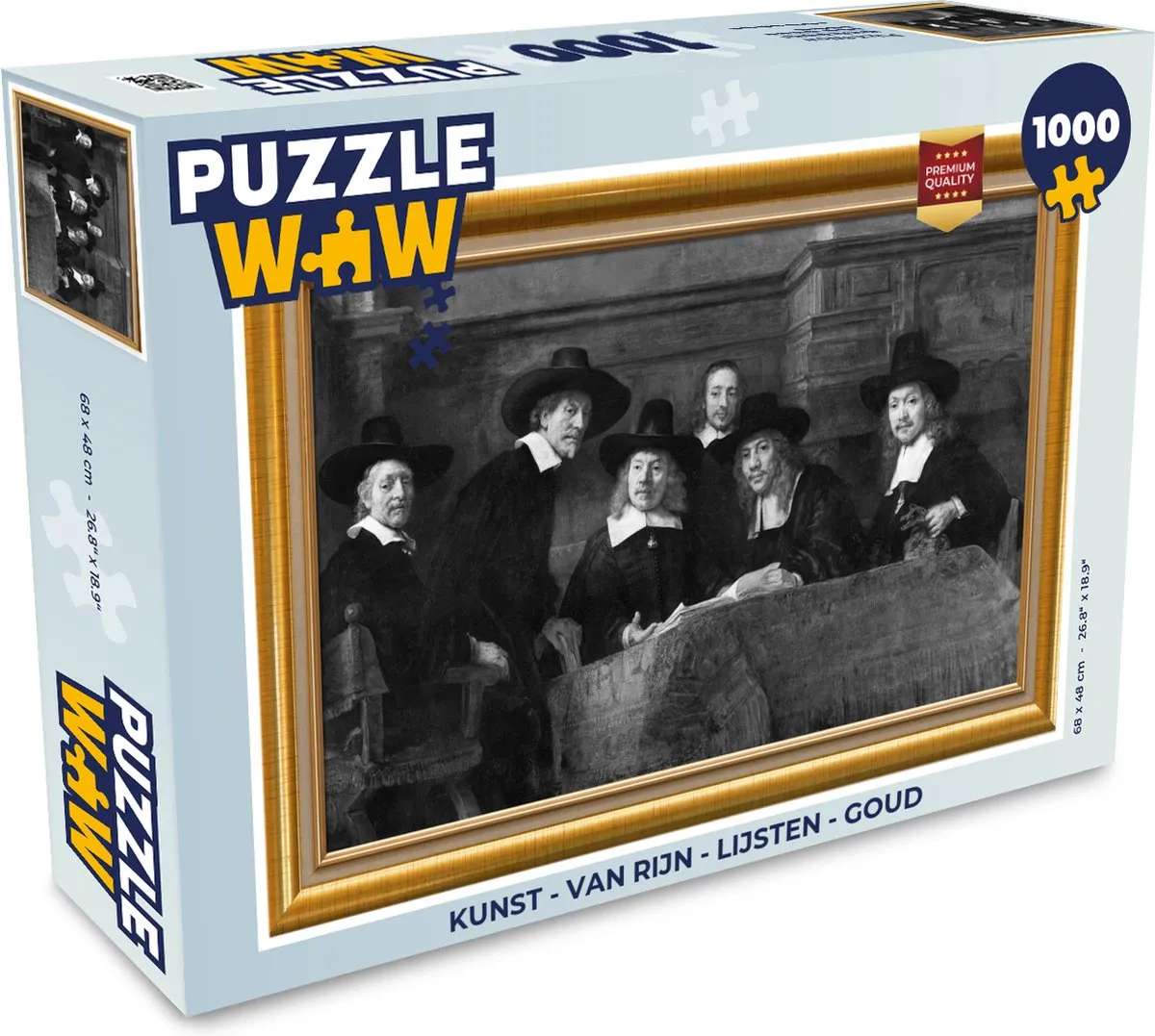 PuzzleWow Van Rijn Legpuzzel 1000 Stuks