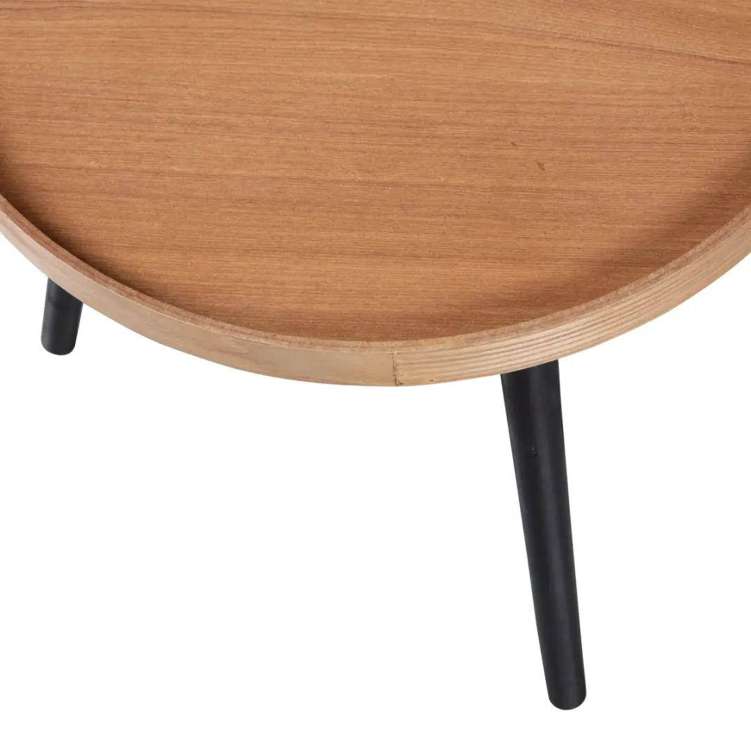 WOOOD Mesa bijzettafel 45x45cm Naturel - afbeelding 4 van 5