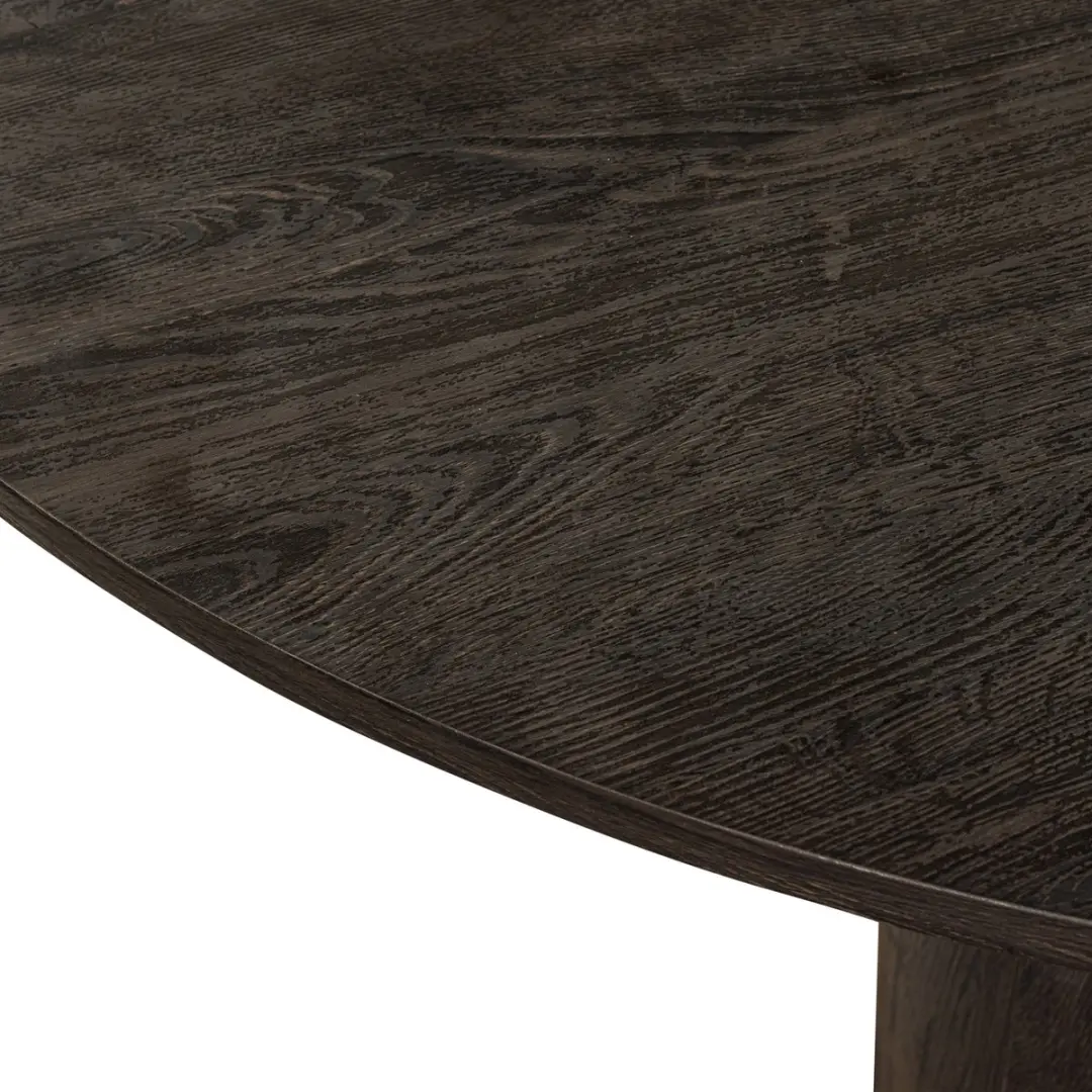 WOOOD Maan Salontafel 35x100x100cm - Donkerbruin - afbeelding 3 van 4
