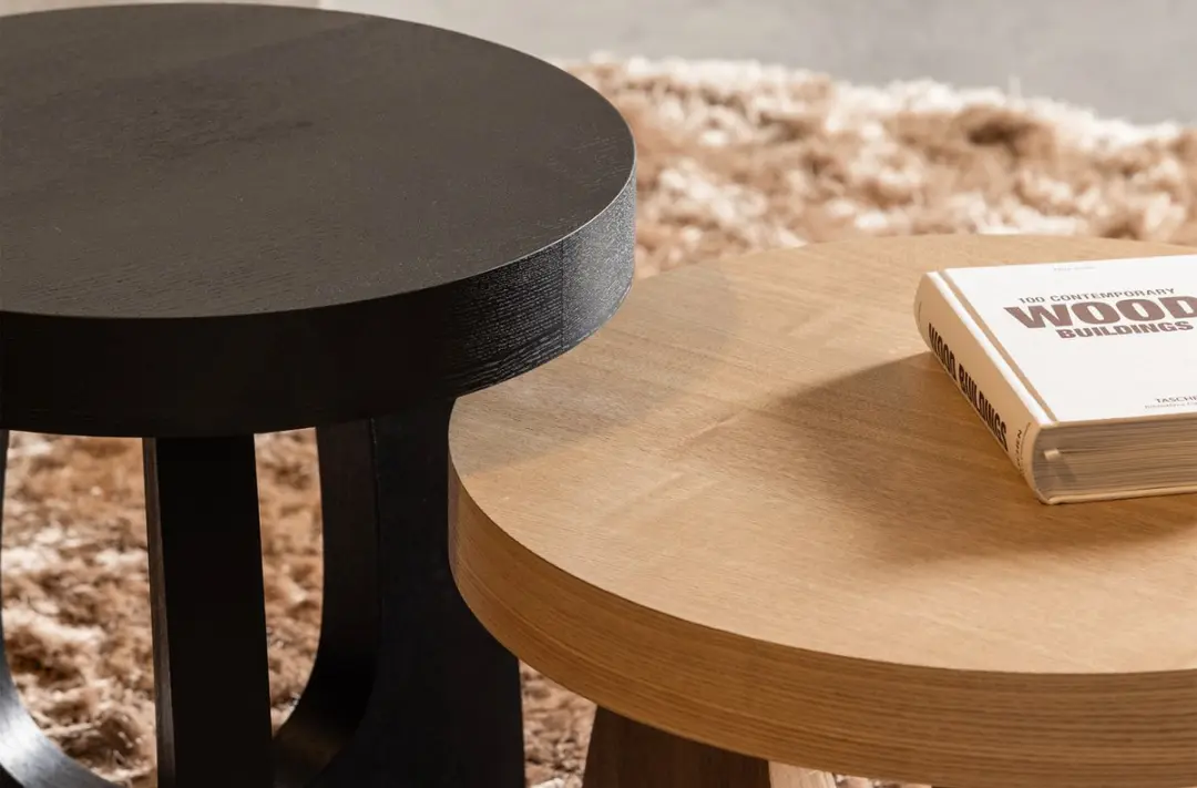 WOOOD Tala Bijzettafel 55cm Naturel - afbeelding 2 van 5