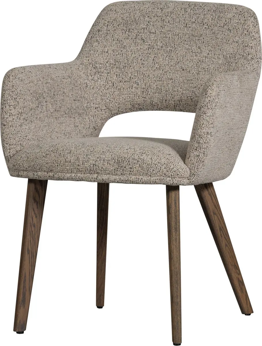 WOOOD Murat Eetkamerstoelen Houten Bruine Poot