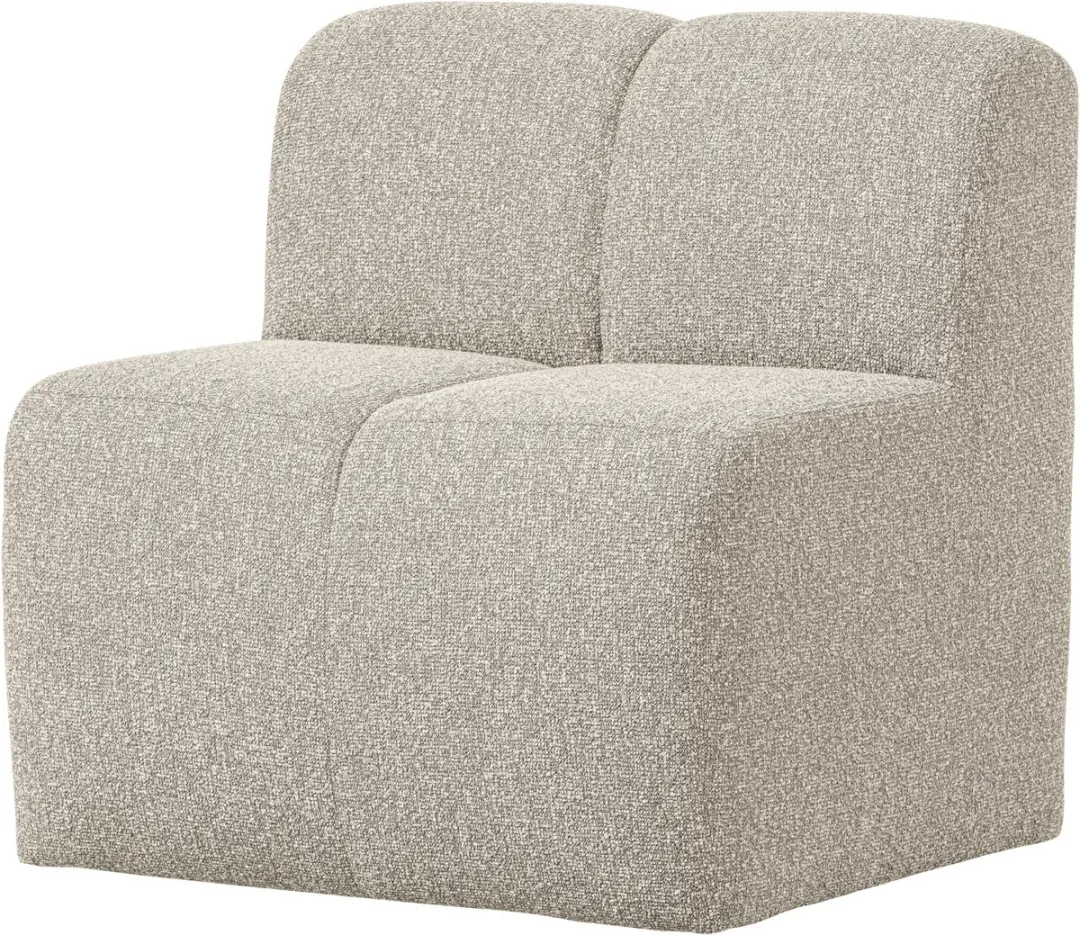 WOOOD Mojo Eetkamerbank 84cm - Beige Melange - afbeelding 2 van 6