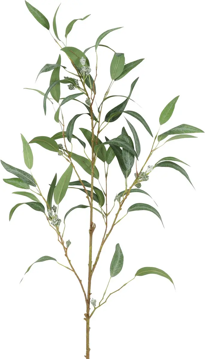Countryfield Kunstblad Eucalyptus L wit
