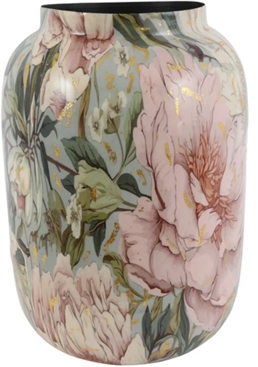 Vaas Peony van metaal