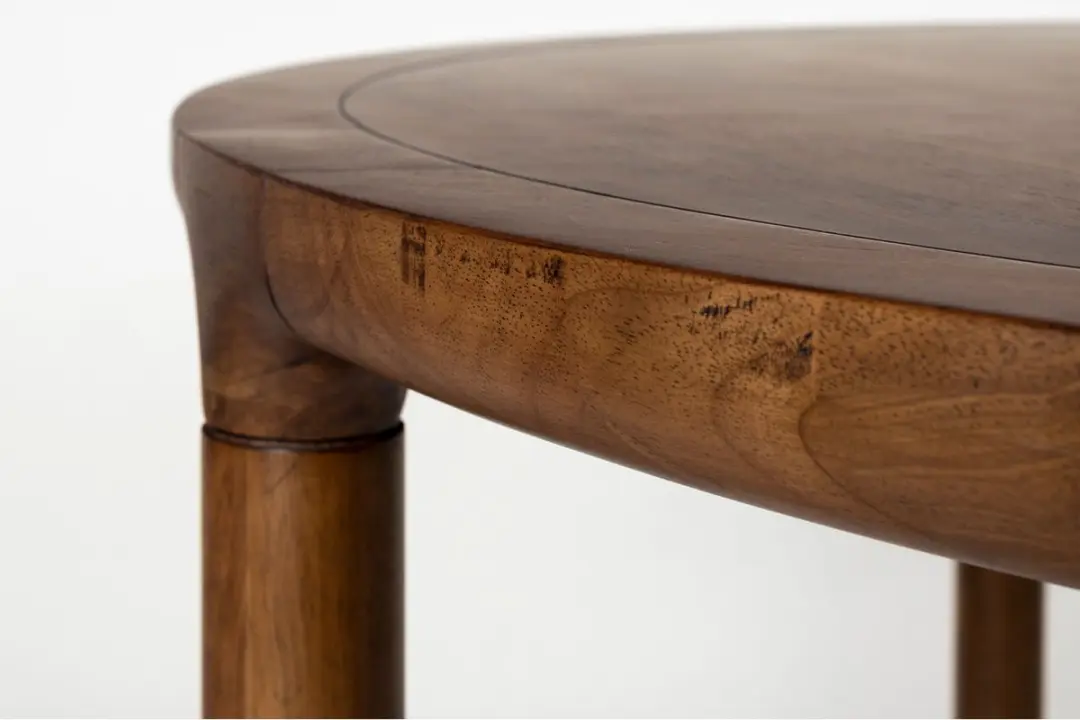 Zuiver Storm Eettafel 128cm Walnoot - afbeelding 6 van 6