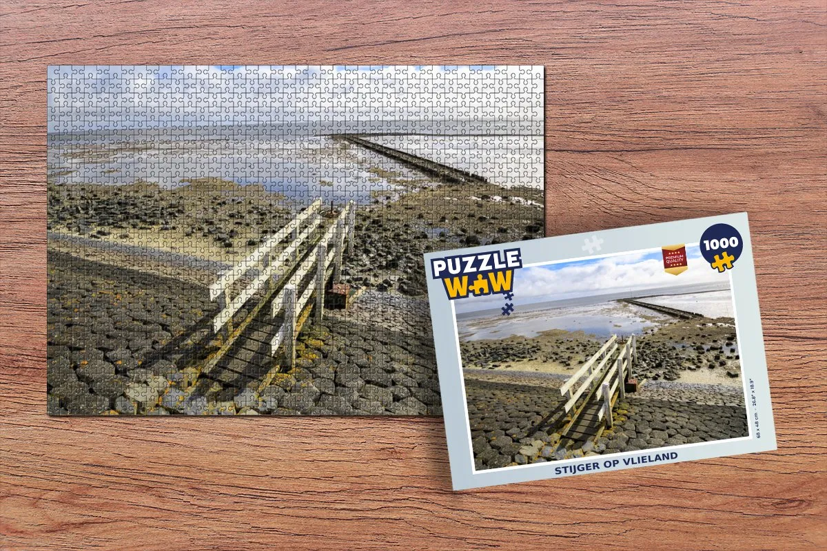 PuzzleWow Stijger op Vlieland Legpuzzel 1000 Stuks - Multicolor