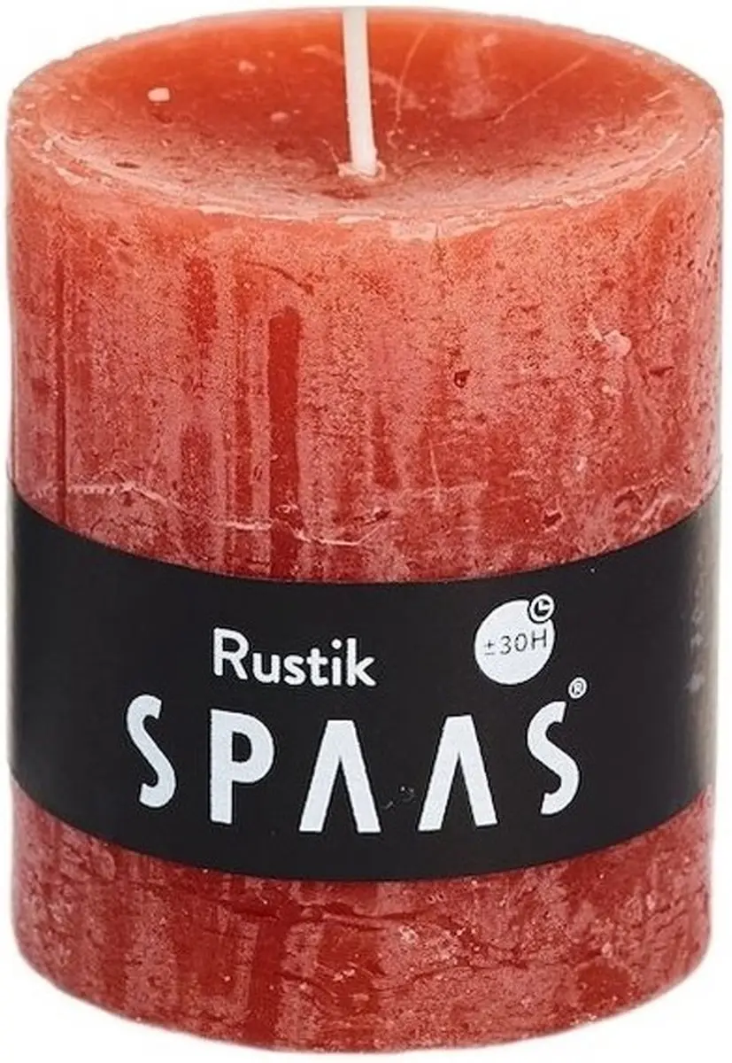 Spaas rustieke cilinderkaars/stompkaars