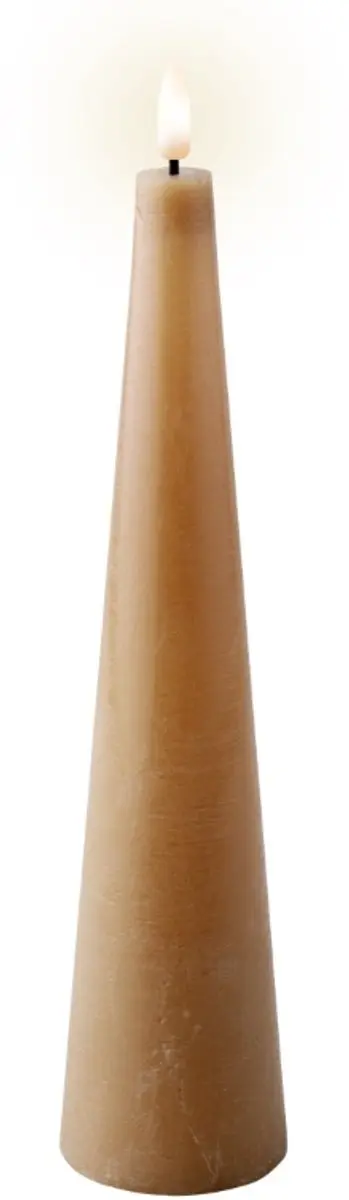 Lumineo LED kaars wax Ø5,8 x 27,8 cm