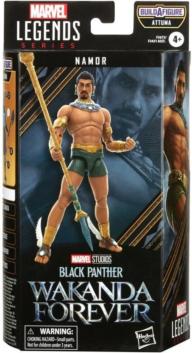 Marvel Legends Series Namor Actiefiguur 15cm - Multicolours