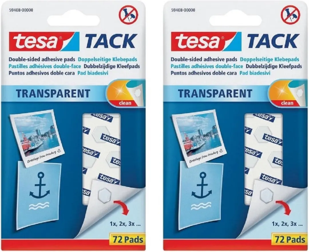 Tesa Tack plakrondjes/pads