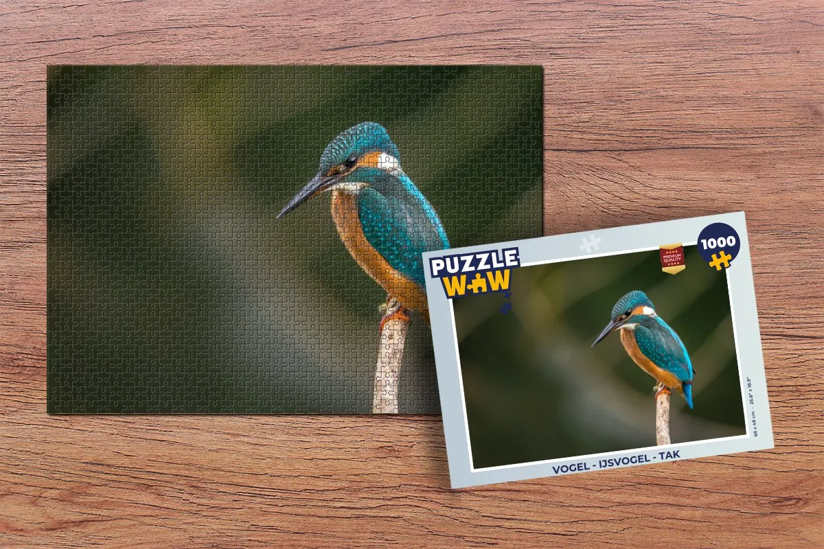 PuzzleWow IJsvogel Legpuzzel 1000 Stuks - Multicolor