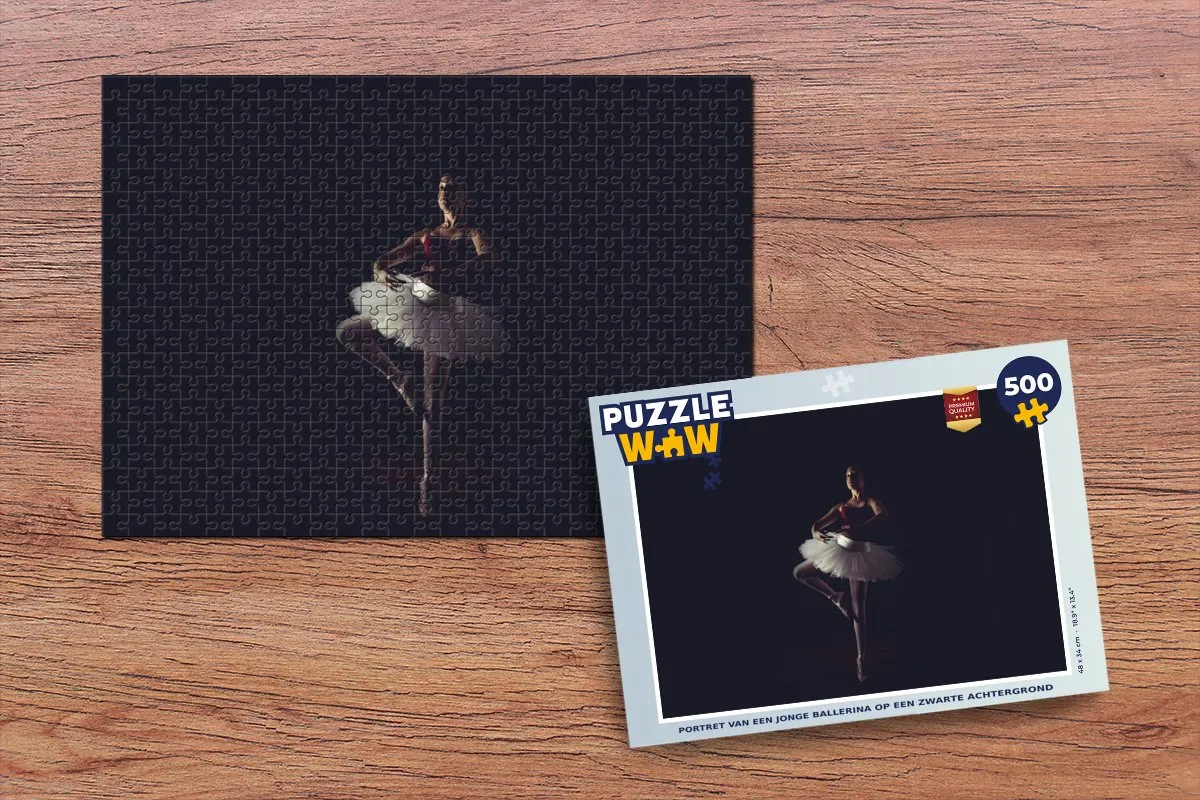 PuzzleWow Legpuzzel Portret Ballerina 500 Stuks - Multicolor