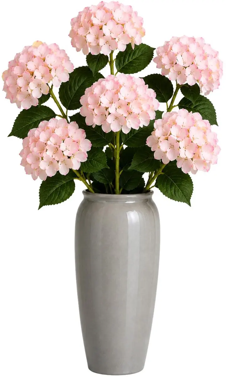 Bellatio Design Kunstbloem Hortensia tak