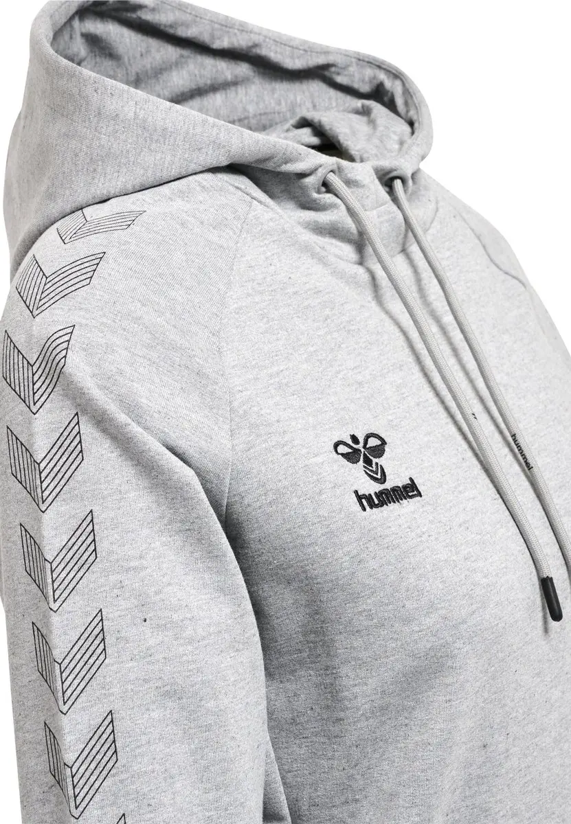 Hummel Move Grid Katoenen Hoodie - Grijs - afbeelding 4 van 6