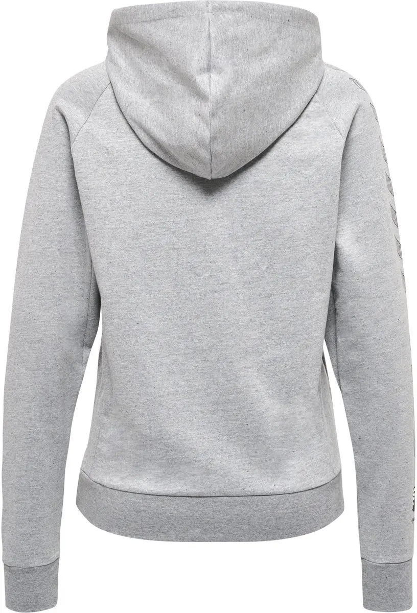 Hummel Move Grid Katoenen Hoodie - Grijs - afbeelding 3 van 6