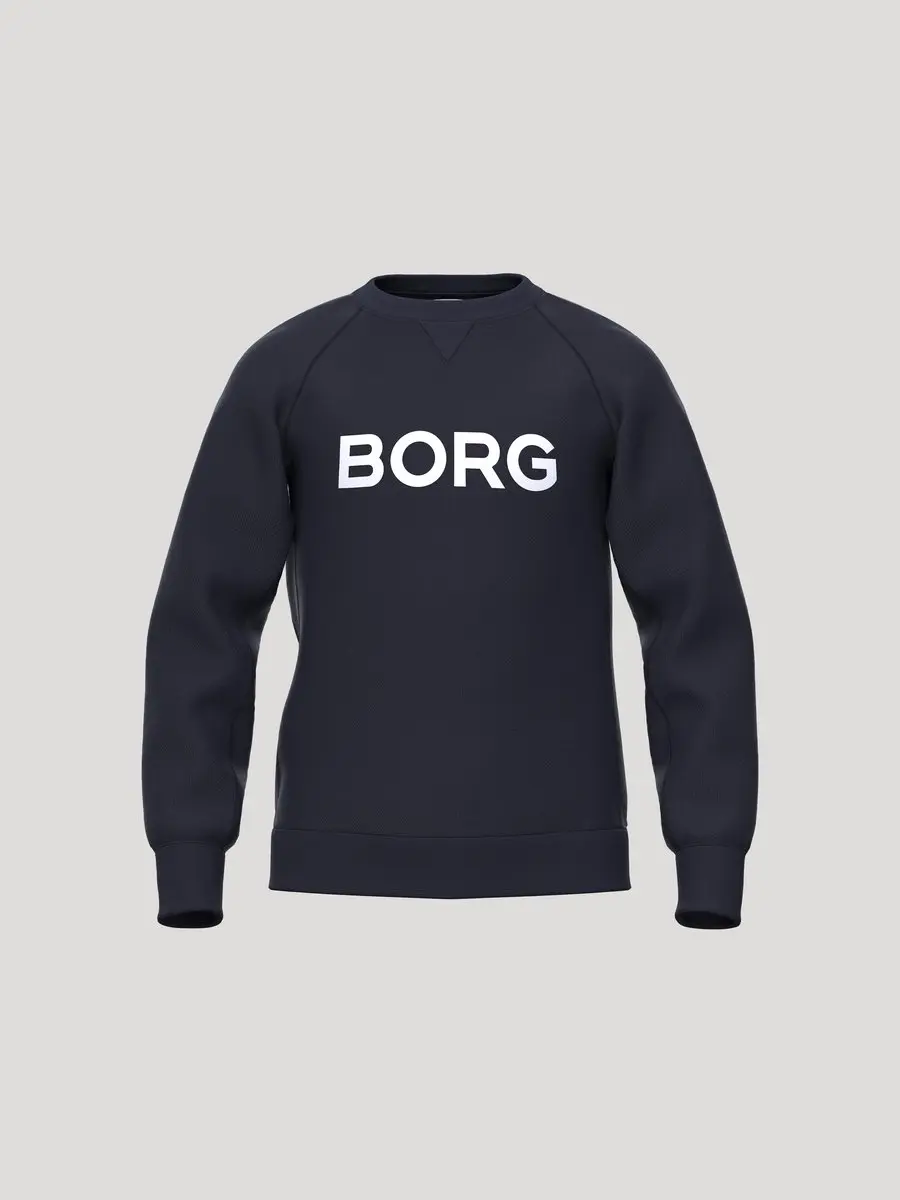 Björn Borg Essential 3 Sweater Jongens Trui Met Lange Mouwen Kinderen - Donkerblauw - Maat 146-152