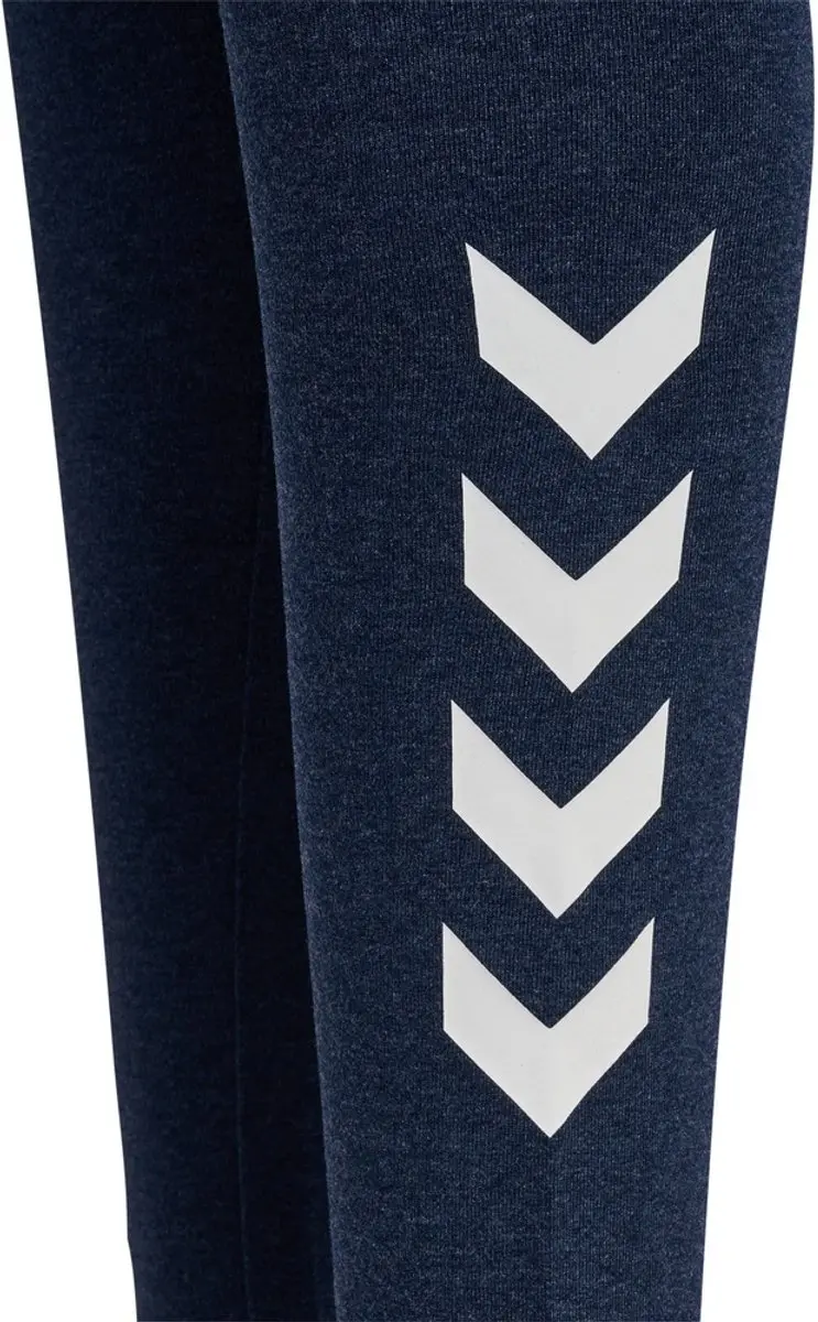 Hummel Kinder Leggings 229993 - Dress Blue Melange - afbeelding 2 van 6