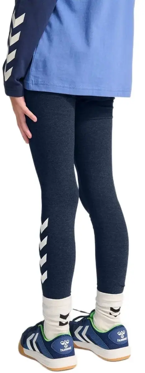 Hummel Kinder Leggings 229993 - Dress Blue Melange - afbeelding 3 van 6
