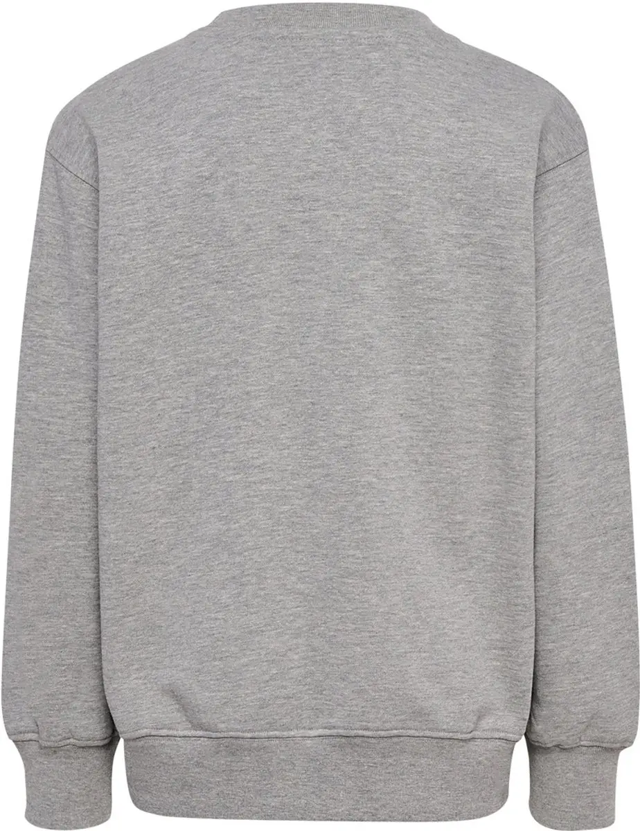 Hummel HmlCLEAN Kinder Sweatshirt - Grey Melange - afbeelding 6 van 6