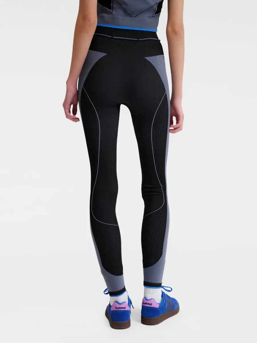 Hummel Seamless High Waist Tights 228267-2001 - M/L - Zwart - afbeelding 4 van 6