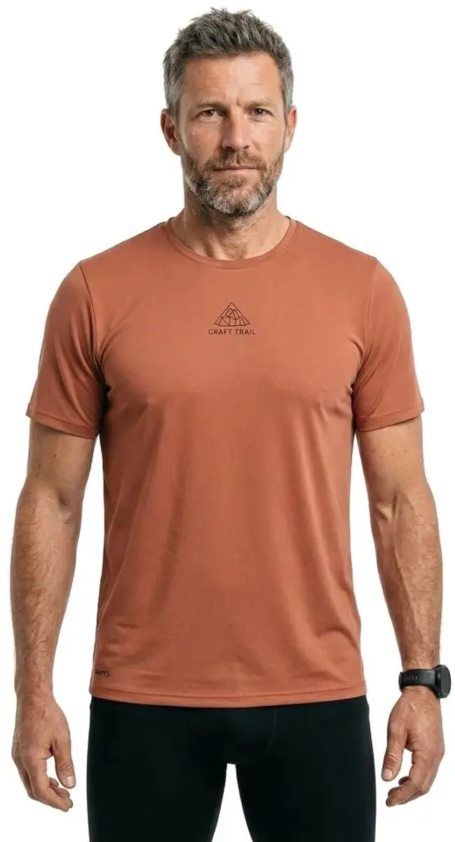 Craft Pro Trail 2 T-shirt Met Korte Mouwen Bruin L Man