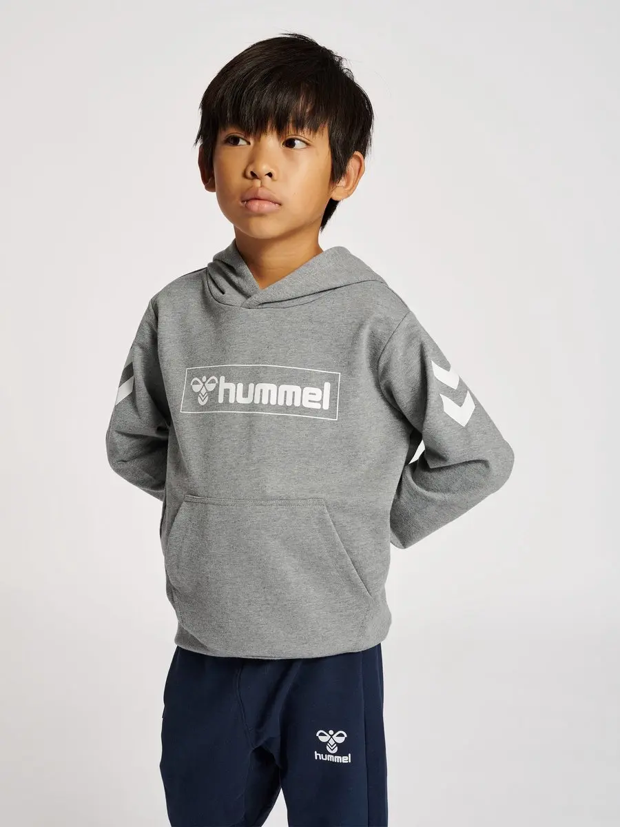 Hummel HmlBOX Kinderhoodie - Medium Melange - afbeelding 5 van 6