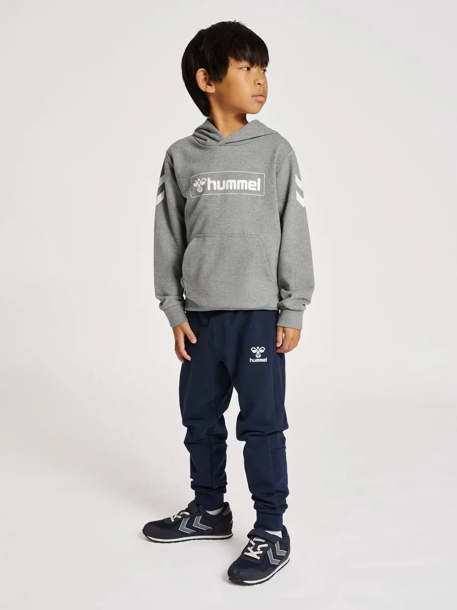 Hummel HmlBOX Kinderhoodie - Medium Melange - afbeelding 6 van 6