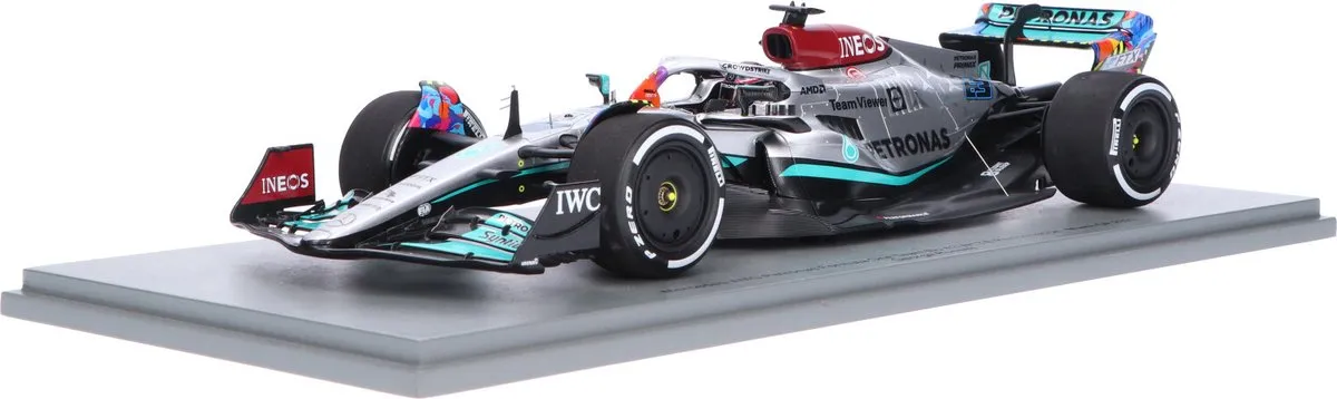 Formule 1 Mercedes-AMG W13 E Performance #63 Miami GP 2022 - 1:18 Spark