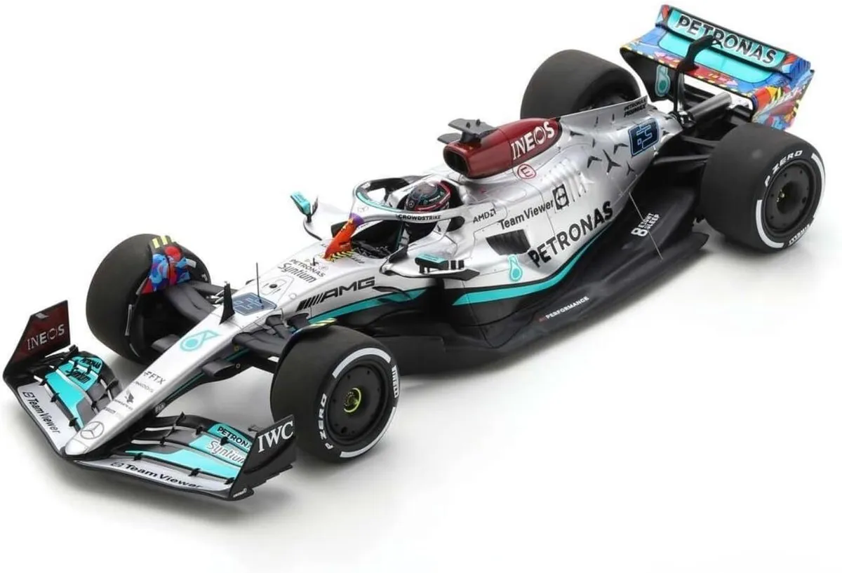 Formule 1 Mercedes-AMG W13 E Performance #63 Miami GP 2022 - 1:18 Spark