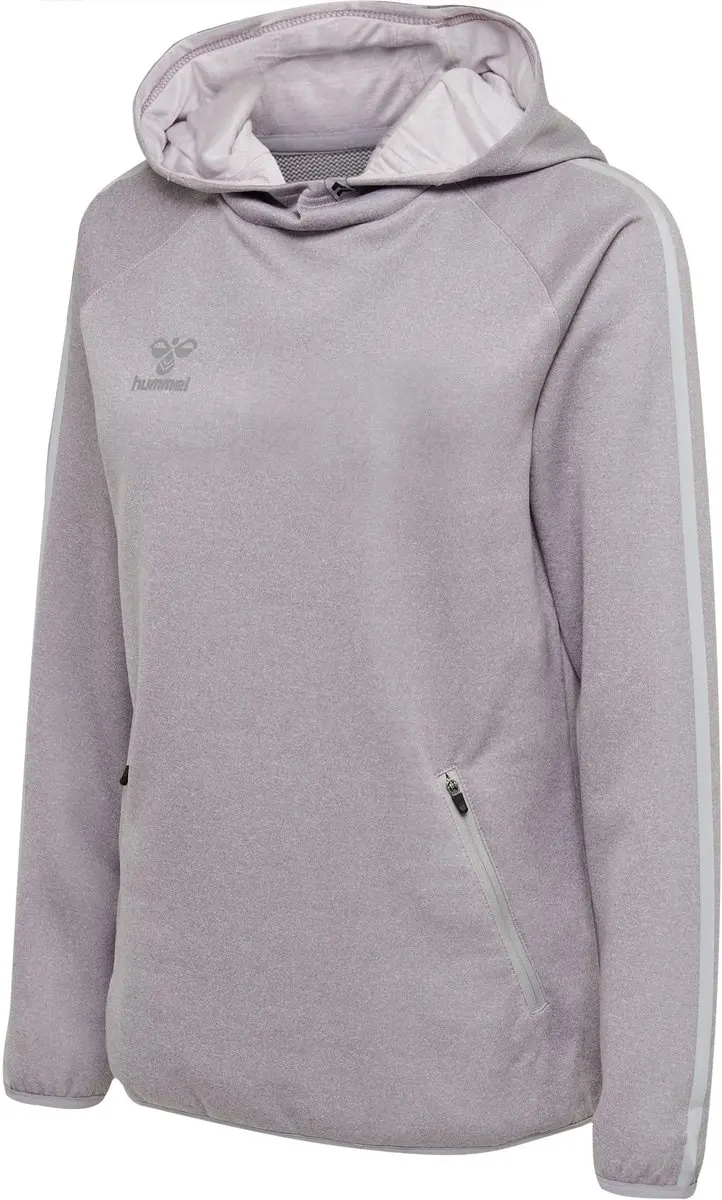 Hummel hmlCIMA Dames Hoodie - L - Cadet Melange - afbeelding 2 van 3