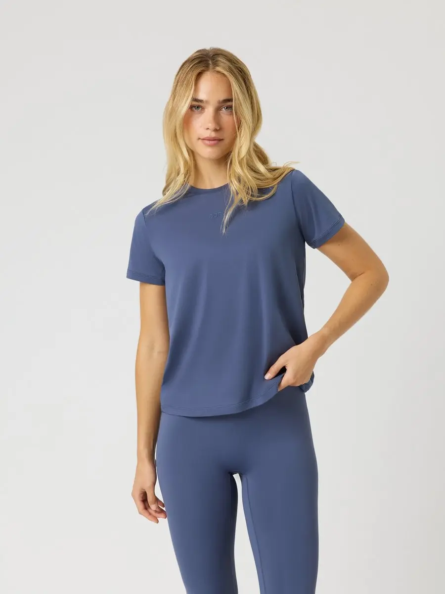 Björn Borg Sports T-shirt Nightshadow Blauw