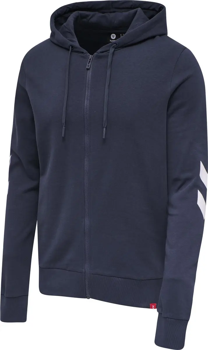 Hummel Hmllegacy Zip Hoodie - Blauw - afbeelding 2 van 6