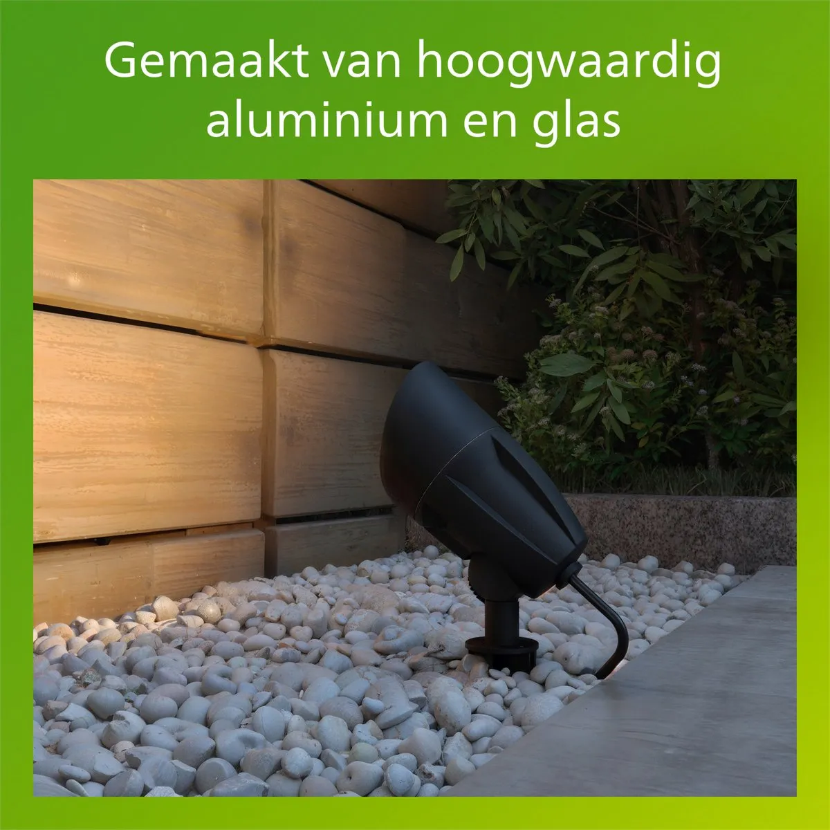 Philips Cylr Grondspot Buitenverlichting Zwart - 2700K - IP44