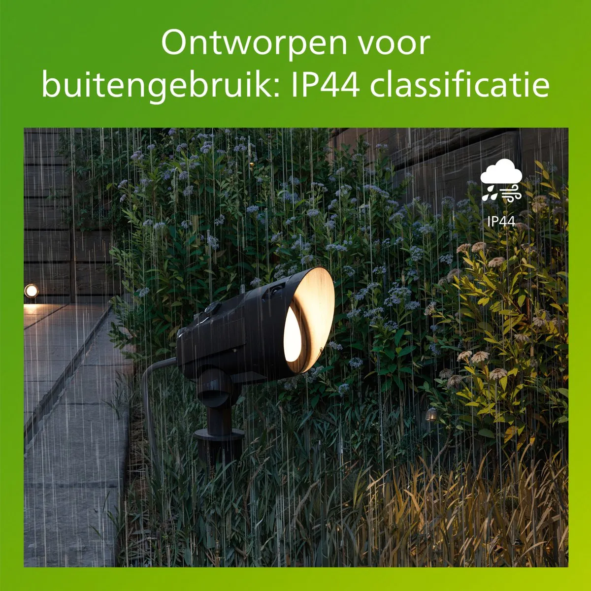 Philips Cylr Grondspot Buitenverlichting Zwart - 2700K - IP44