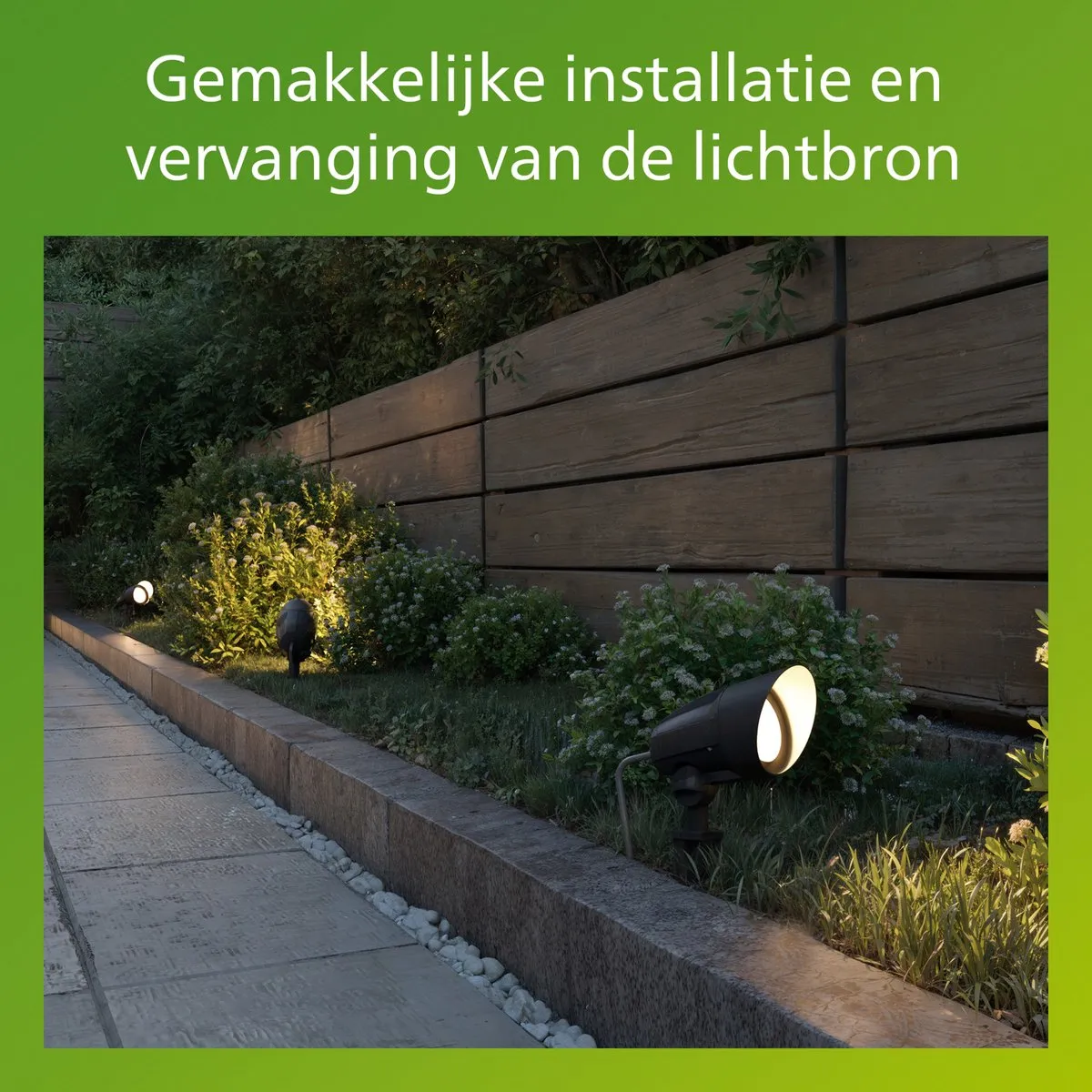 Philips Cylr Grondspot Buitenverlichting Zwart - 2700K - IP44