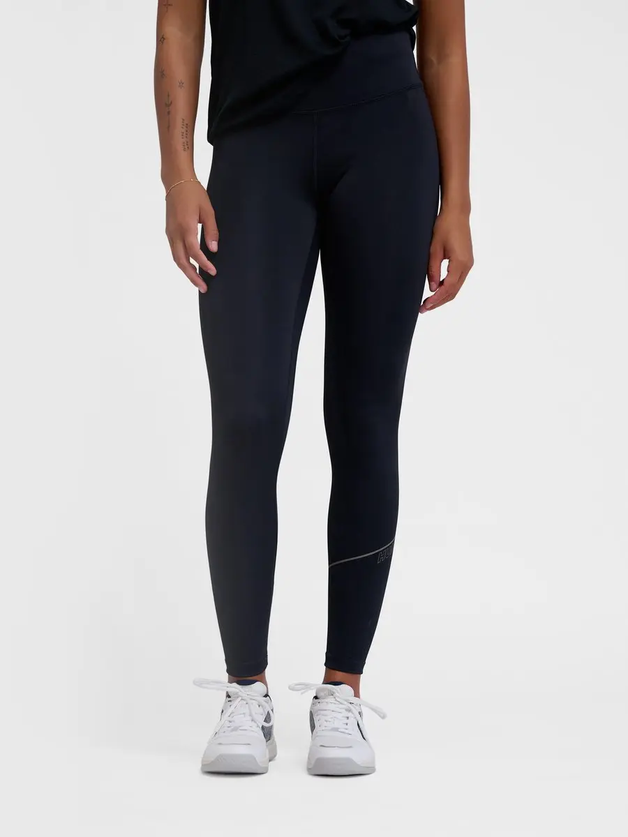 Hummel Hmlcourt Mid Waist Pocket Tights - XS - Lichtgrijs/Zwart - afbeelding 5 van 6