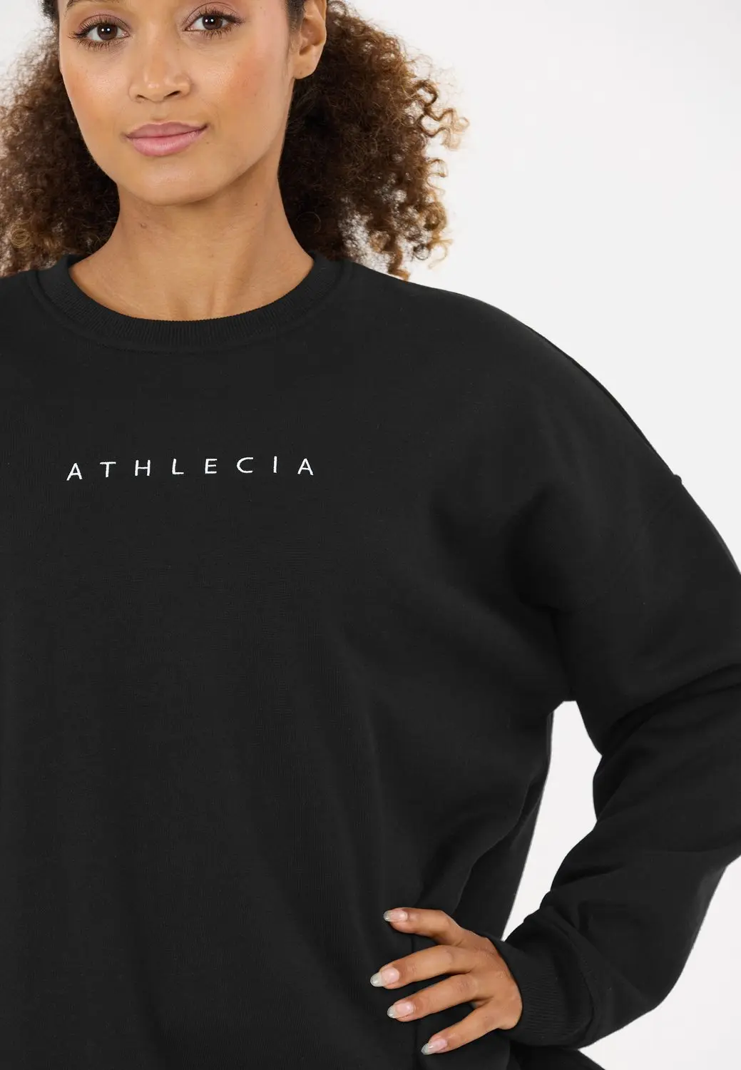 Athlecia Wasan Dames Sweatshirt - Zwart - afbeelding 5 van 6