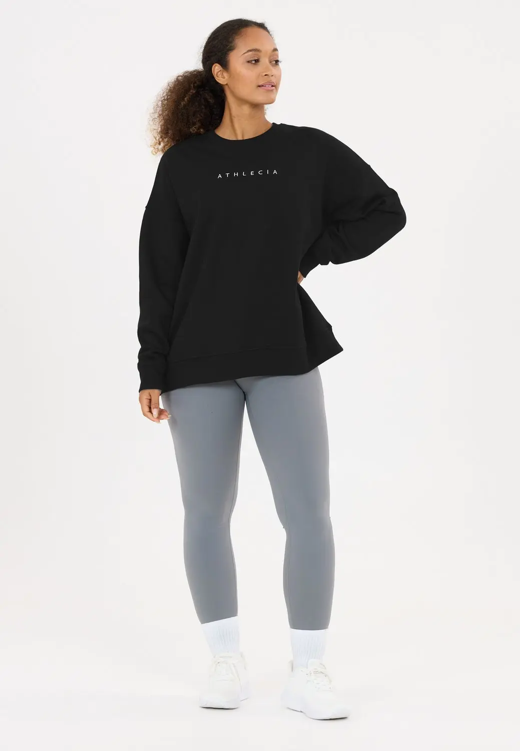 Athlecia Wasan Dames Sweatshirt - Zwart - afbeelding 6 van 6