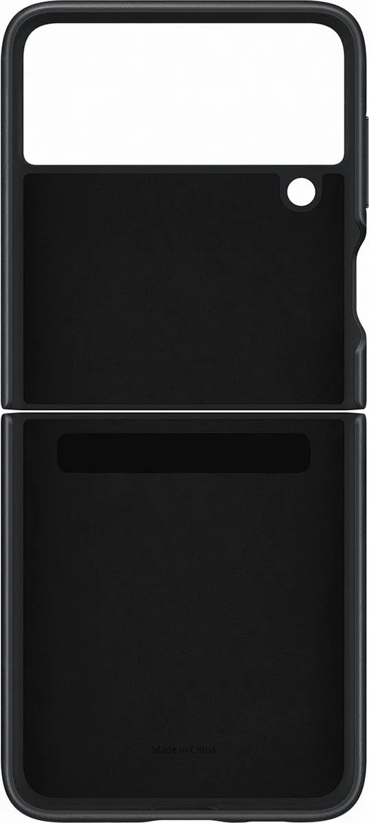 Samsung Galaxy Z Flip3 Lederen Hoesje EF-VF711LBEGWW - Zwart - afbeelding 6 van 6