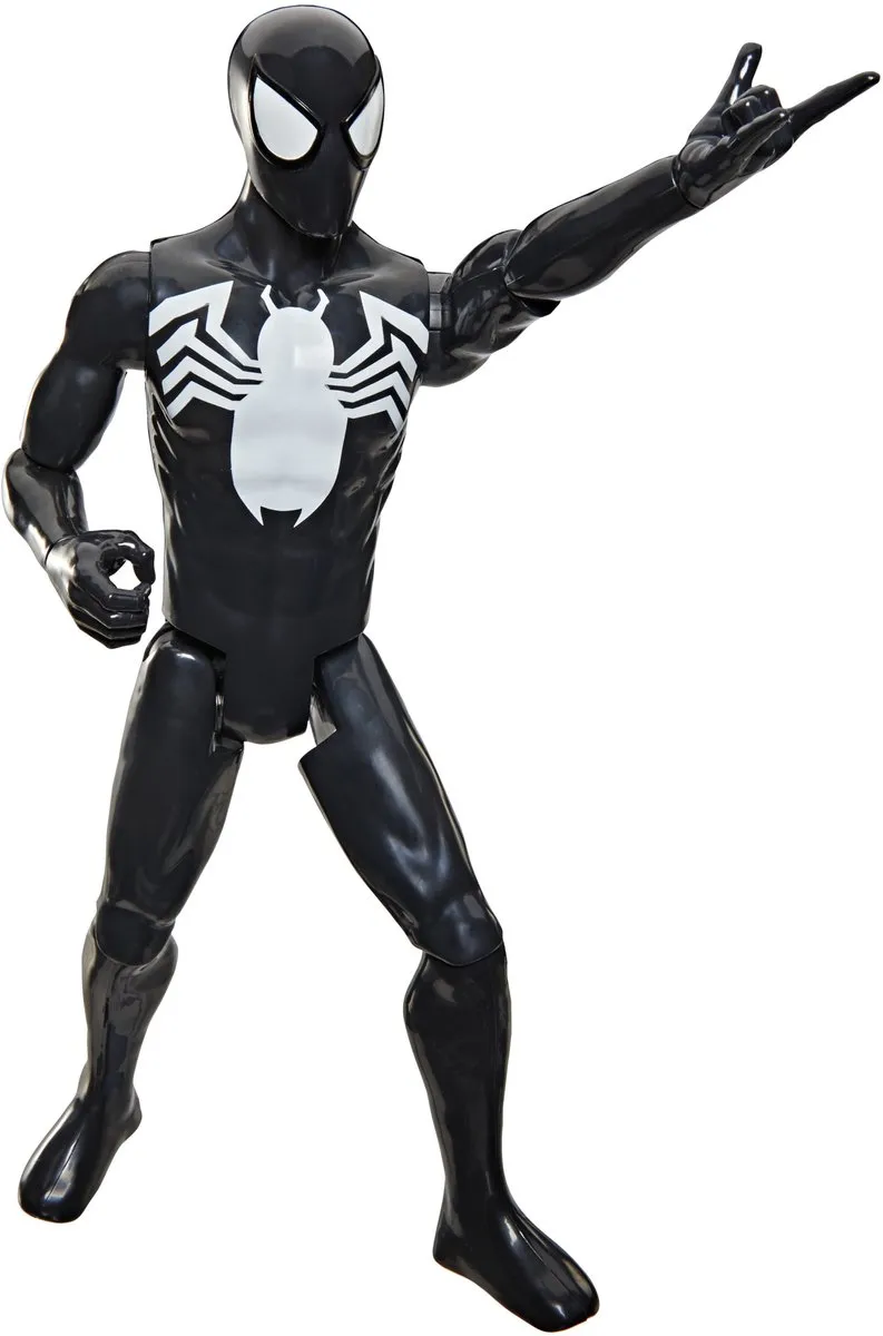 Marvel Spider-Man Titan Series Actiefiguur 30cm - Black Suit